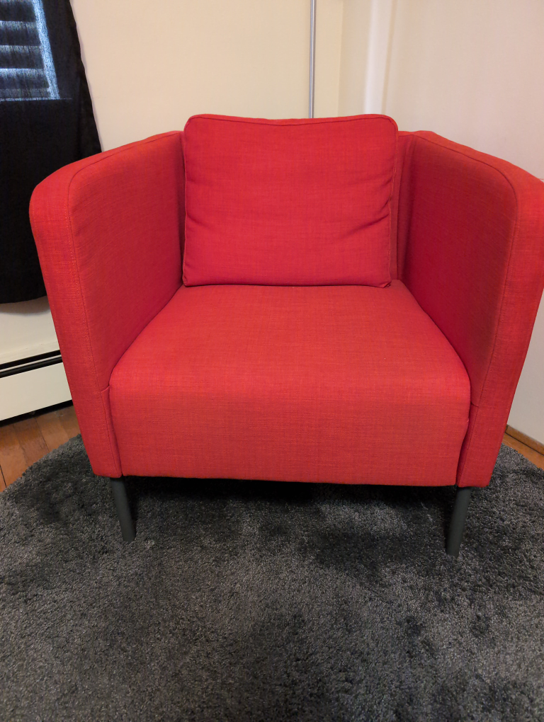 Red Ikea Ekero Armchair