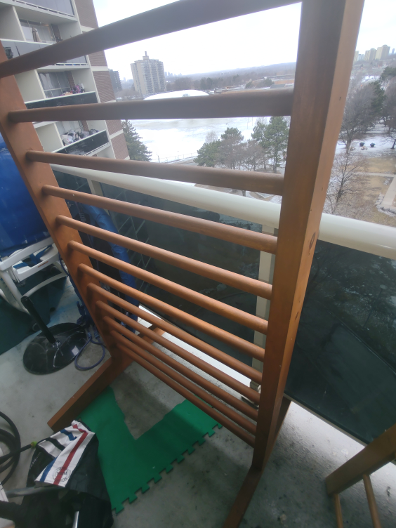 Wooden Climbing Wall for Kids Ladder Stander - photo 2