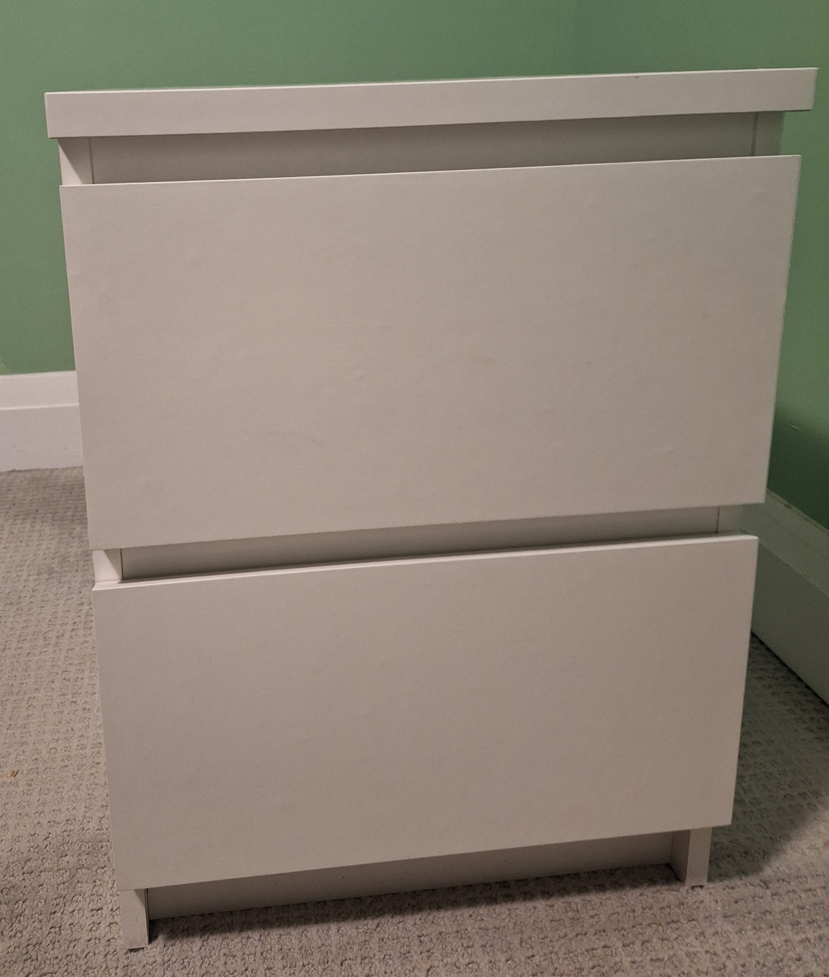 IKEA MALM Two-Drawer Chest White