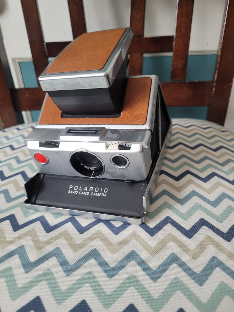 Vintage Polaroid SX-70 Land Camera with Leather Case - photo 5
