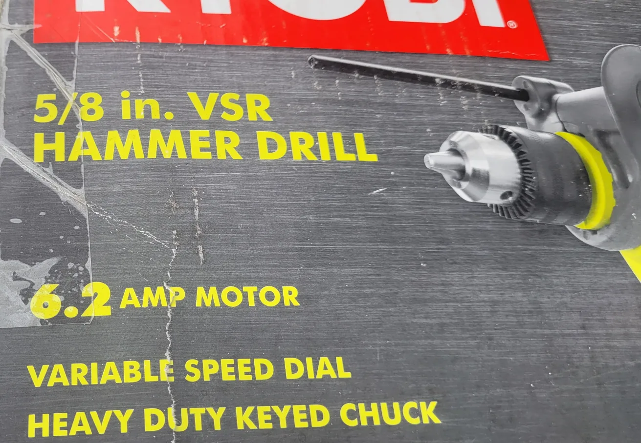 RYOBI 5/8 in. VSR Hammer Drill - 6.2 AMP Motor image indicator(5)