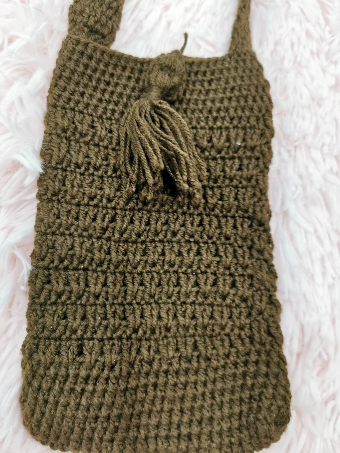 Set of Four Handmade Crochet Mini Crossbody Bags - photo 2