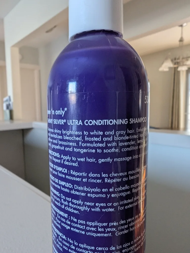 UNOPENED Purple Shampoo for Silver Hair image indicator(3)