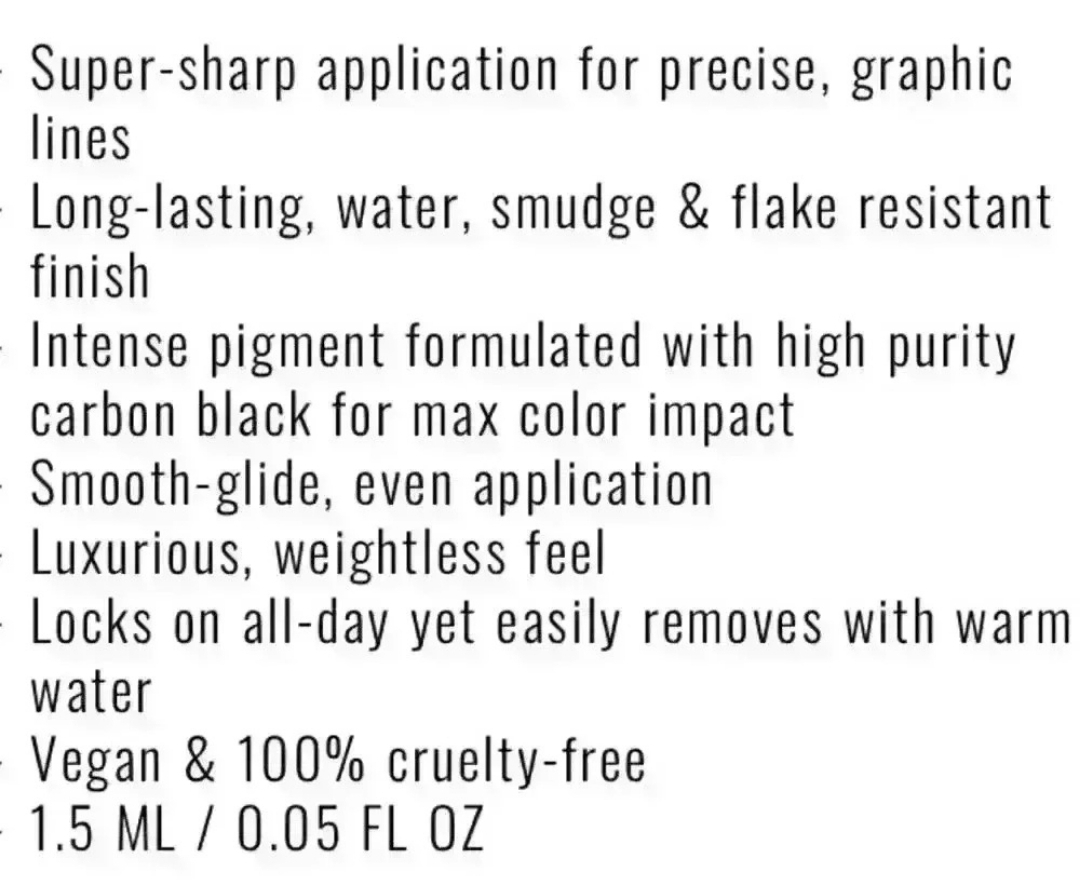IIIA Makiaj Liquid Waterproof Eyeliner - Black - photo 2