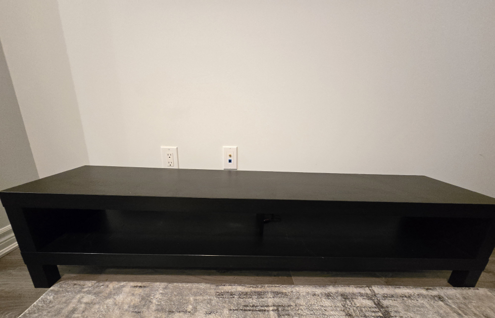 Black TV Stand LACK