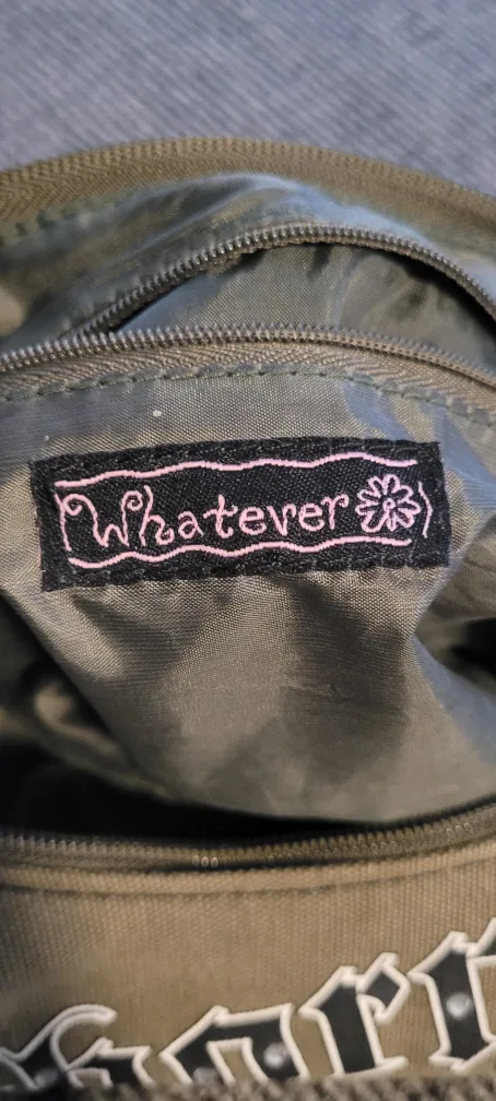 Olive Green 'Born to Rock' Shoulder Bag image indicator(3)