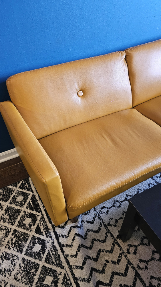 Faux Leather Serta Futon Sofa Bed -$89 (or best offer) - photo 3