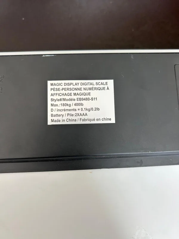 Digital Bathroom Scale - Magic Display EB9480-S11 image indicator(3)