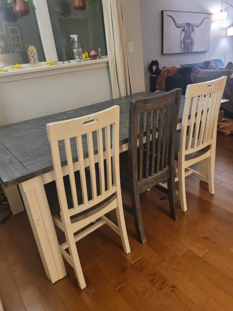 solid wood Dining Table and Chairs