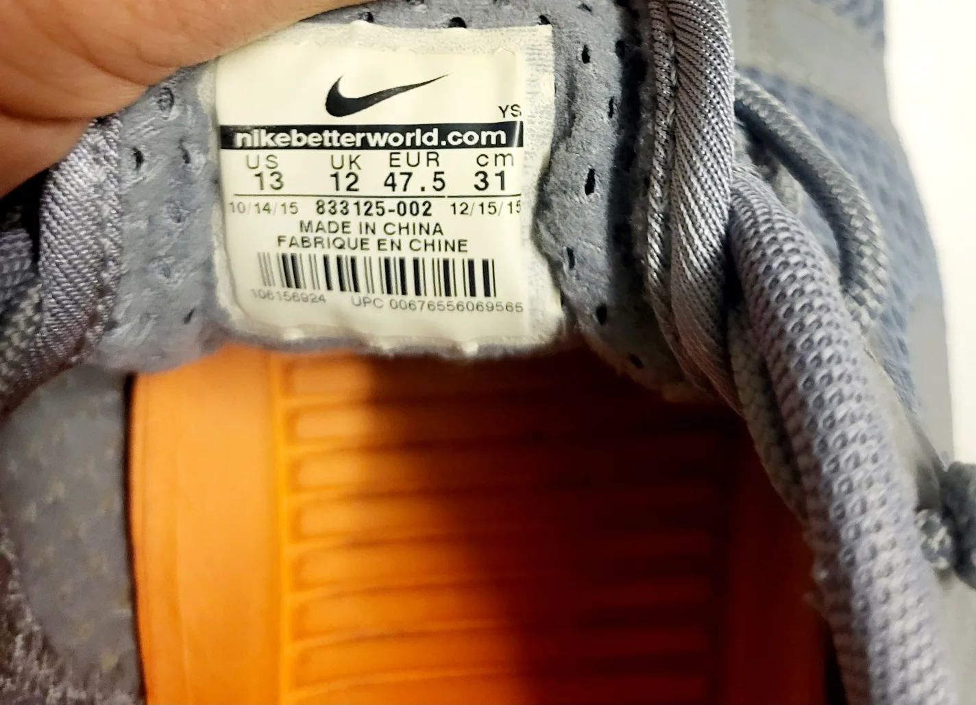 Nike Roshe Run Sneakers - Size 13 US Mens image indicator(3)