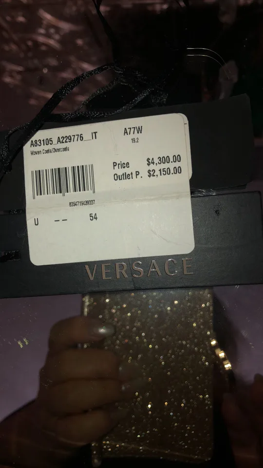VERSACE Leopard Print  Fur Coat thumbnail