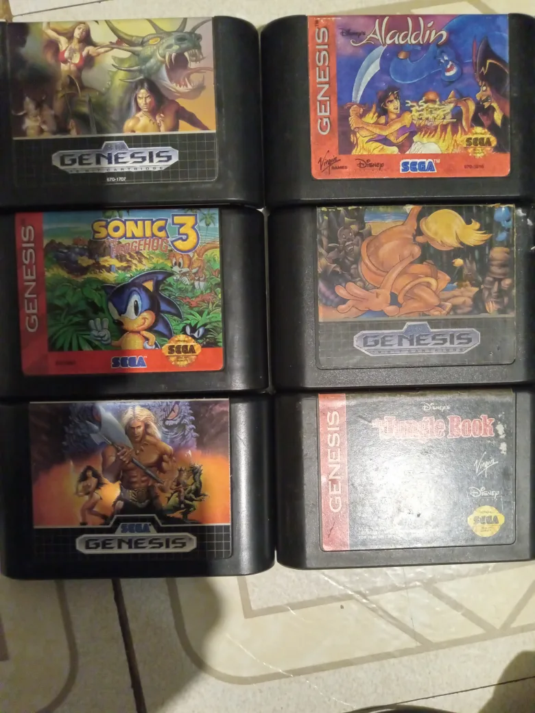 Lot of 6 Sega Genesis Games thumbnail