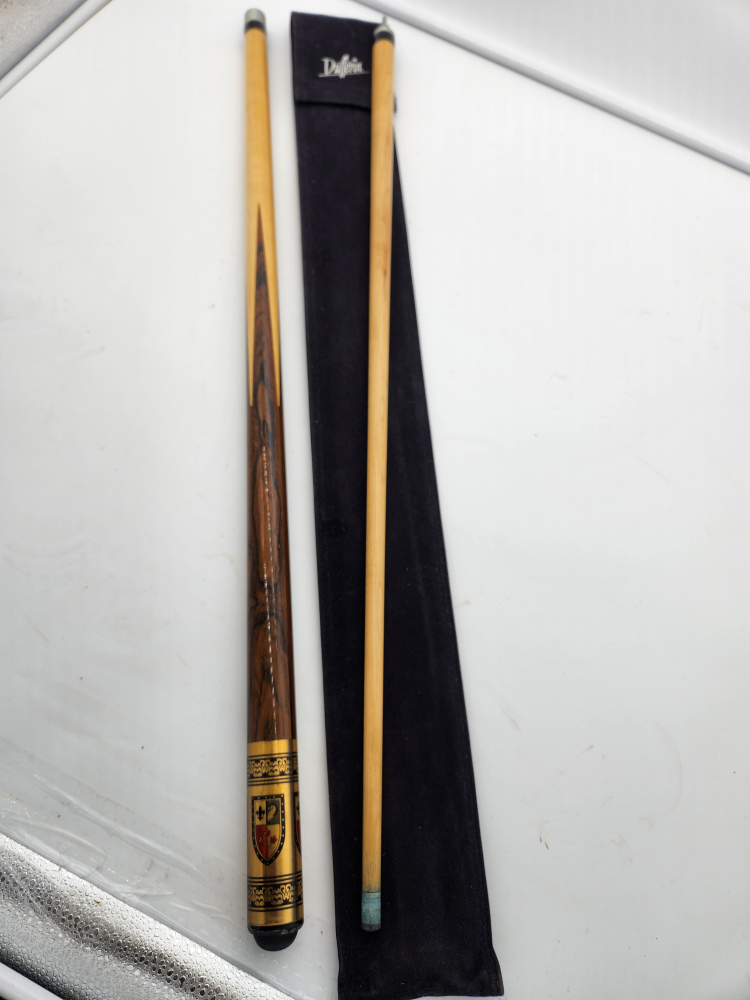 Vintage Pool Cue Set with Case