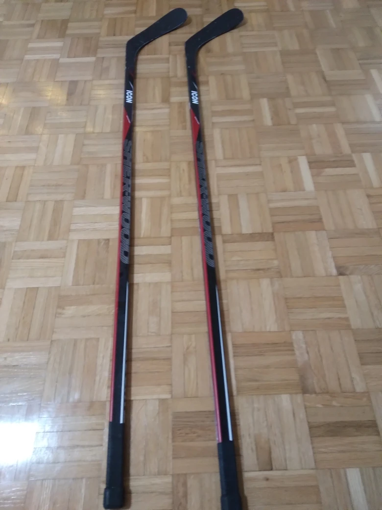 Pair of Sherwood hockey sticks