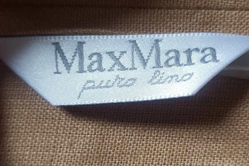 MaxMara Brown Linen Blazer / Jacket - Vintage Holt Renfrew image indicator(4)