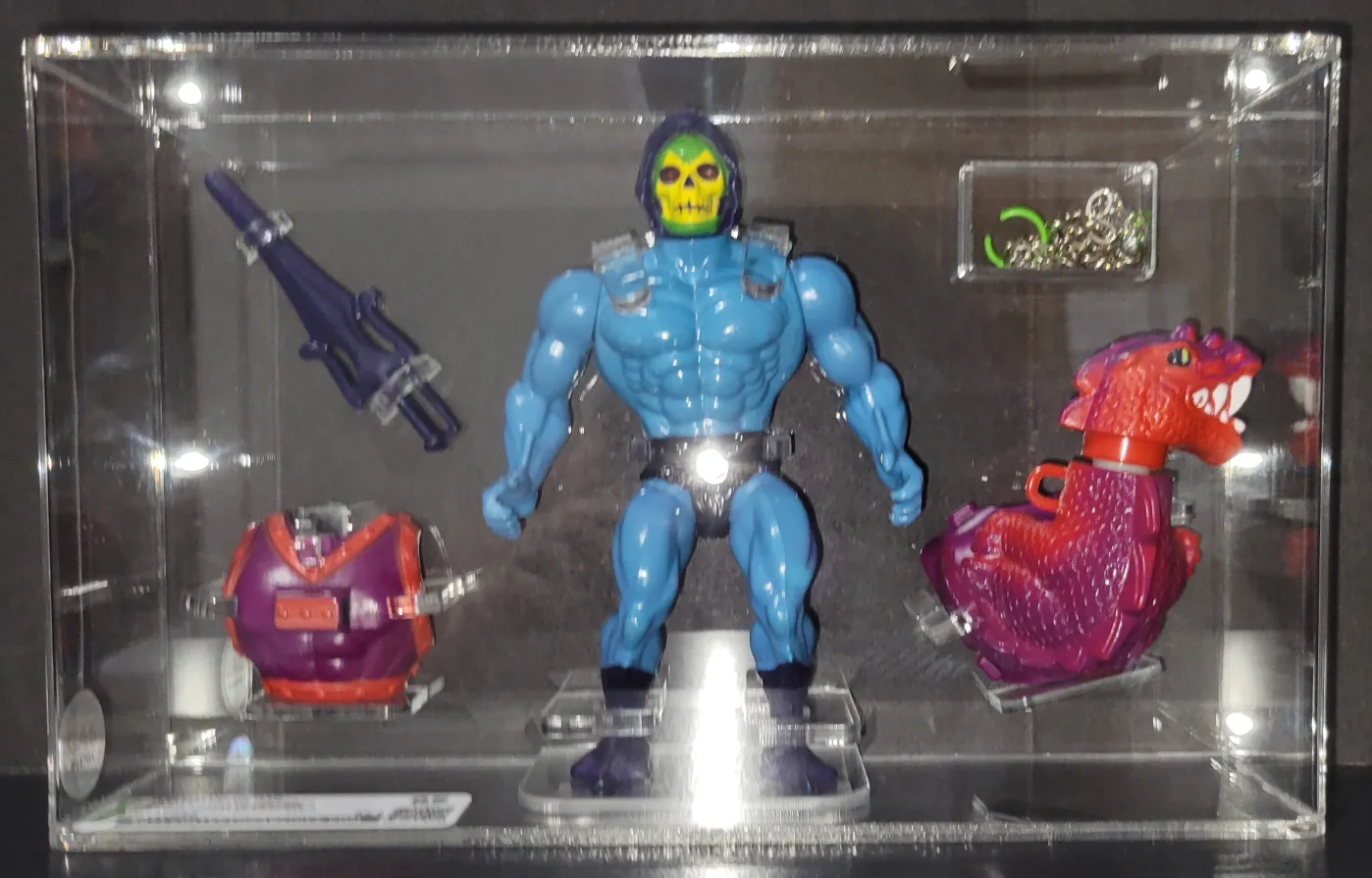 *CAS GRADED 85* MOTU DRAGON BLASTER SKELETOR 1985 - COMPLETE image indicator(2)