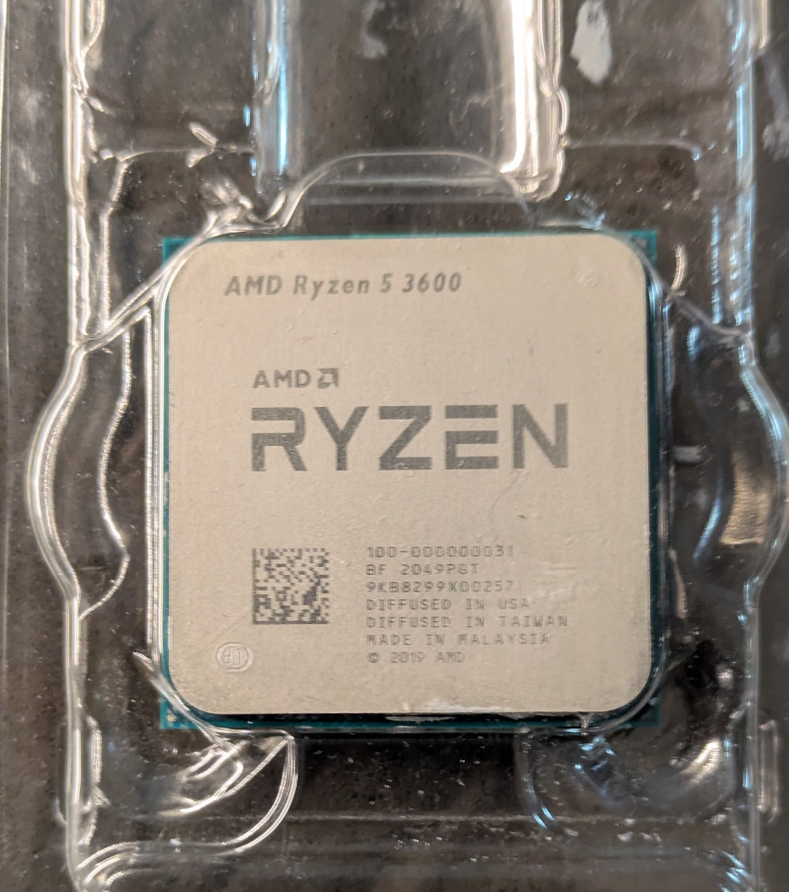 AMD Ryzen 5 3600 CPU with Wraith Stealth cooler