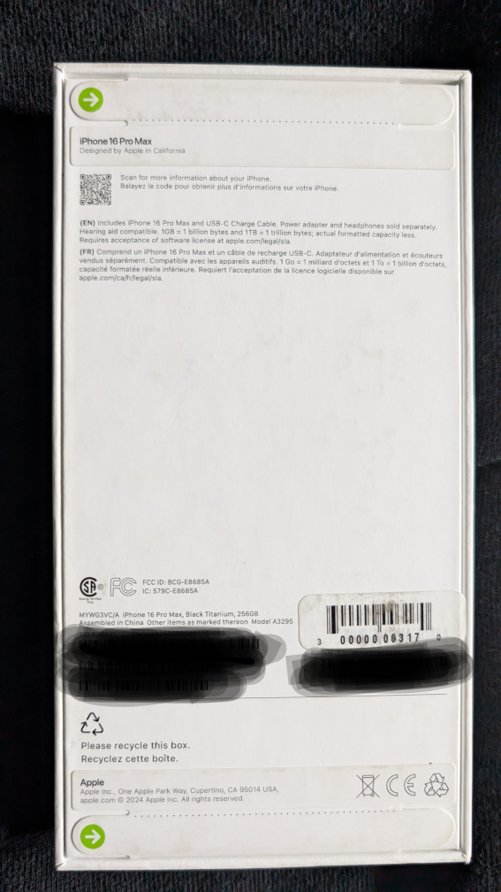 iPhone 16 Pro Max Box - photo 2