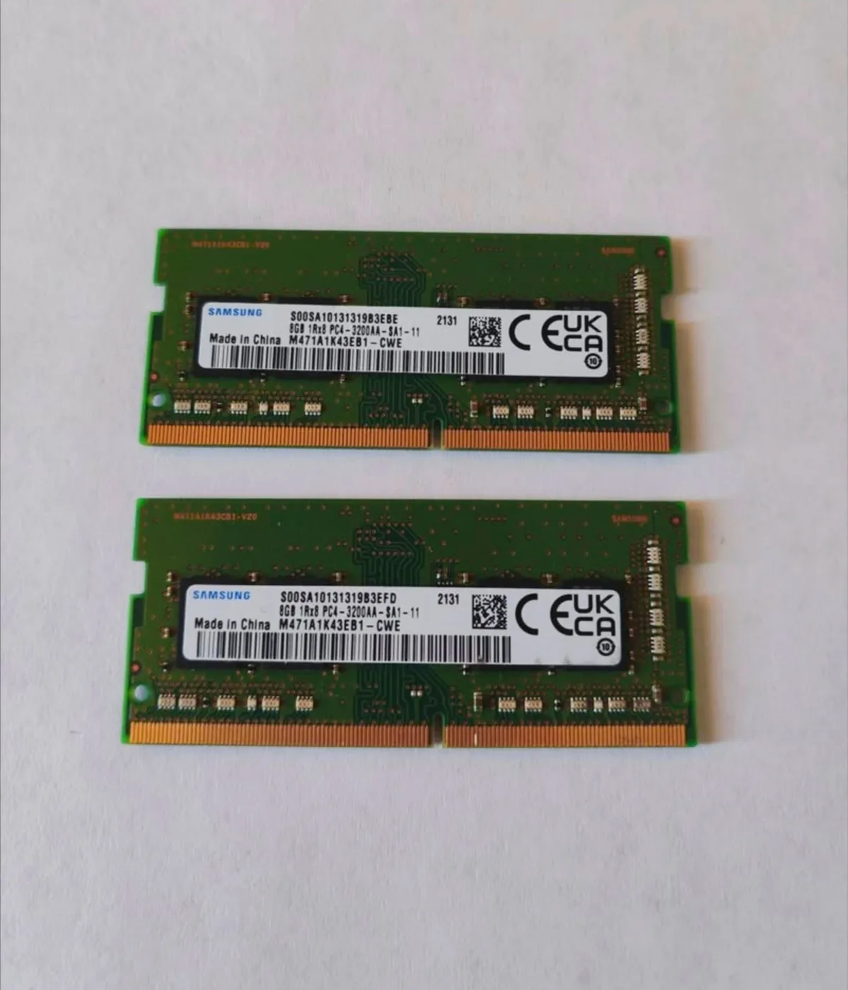 Samsung 16GB DDR4 3200Mhz Sodium Laptop Ram (2x8Gb) thumbnail