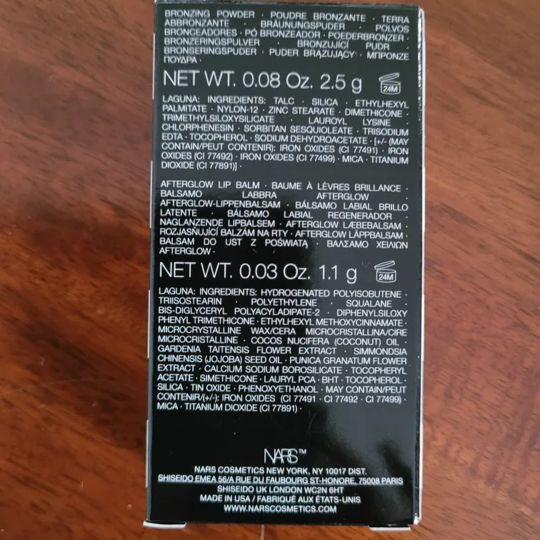 NARS Laguna Bronzing Powder & Afterglow Lip Balm Mini Set (x4) image indicator(2)