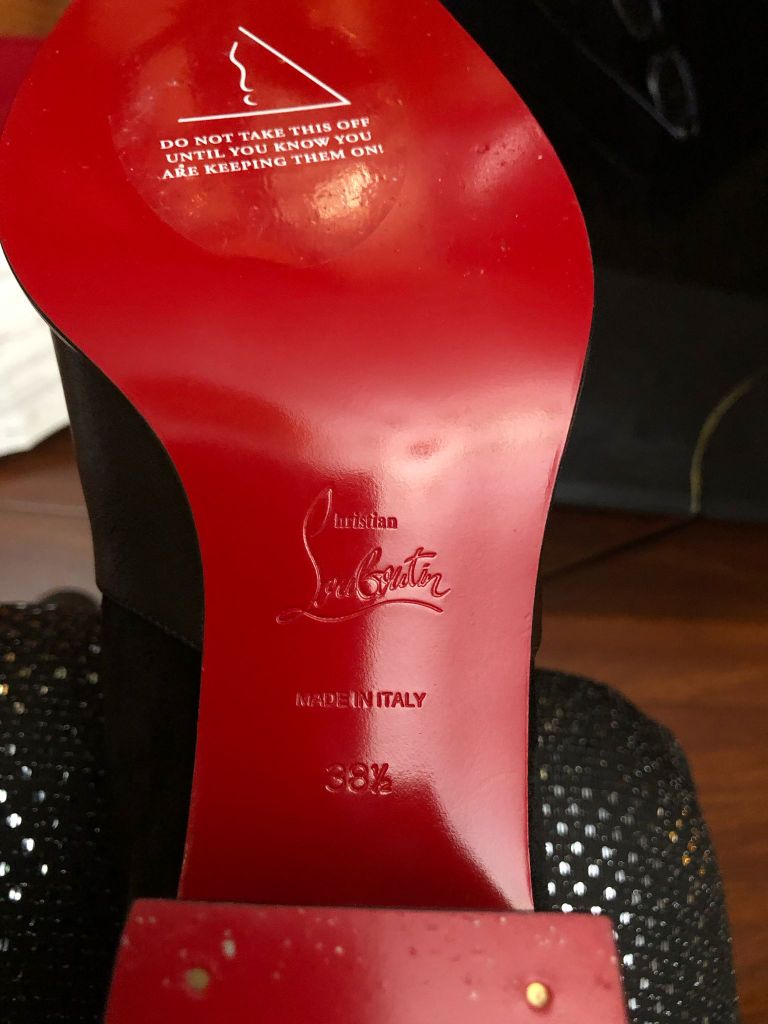 Christian Louboutin Black Studdedj Knee-High Boots - - photo 4