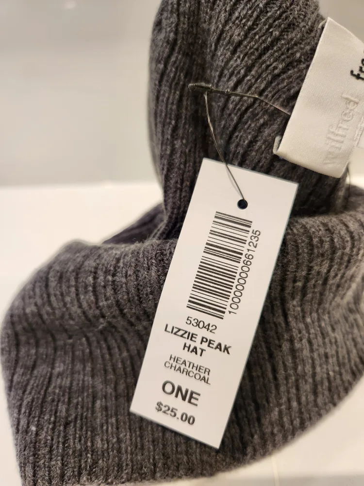 Free People Lizzie Peak Beanie - Heather Charcoal image indicator(2)