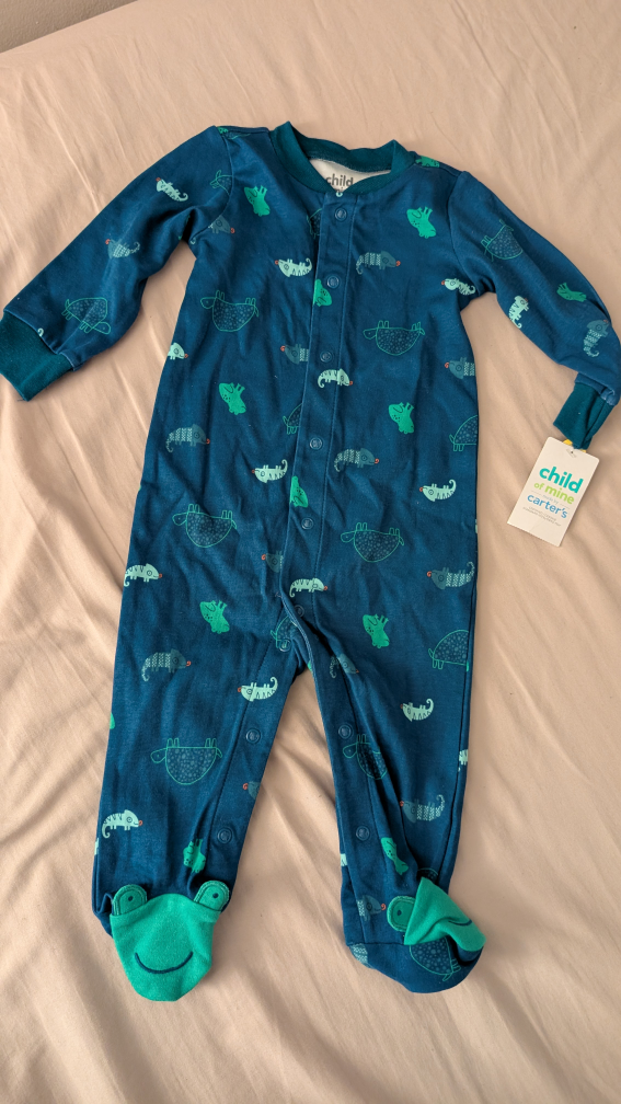 Carter's Child of Mine 6-9 Month Baby Sleepsuit