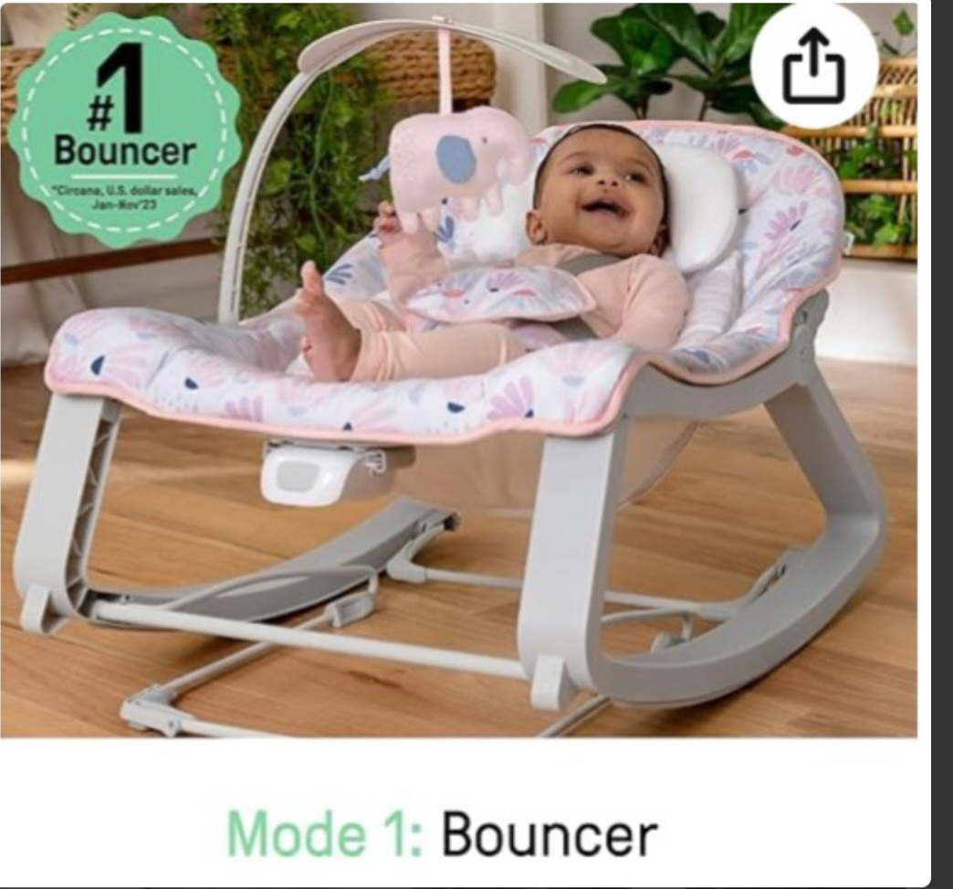 Ingenuity 3-in-1 Rocking Bouncer - photo 2