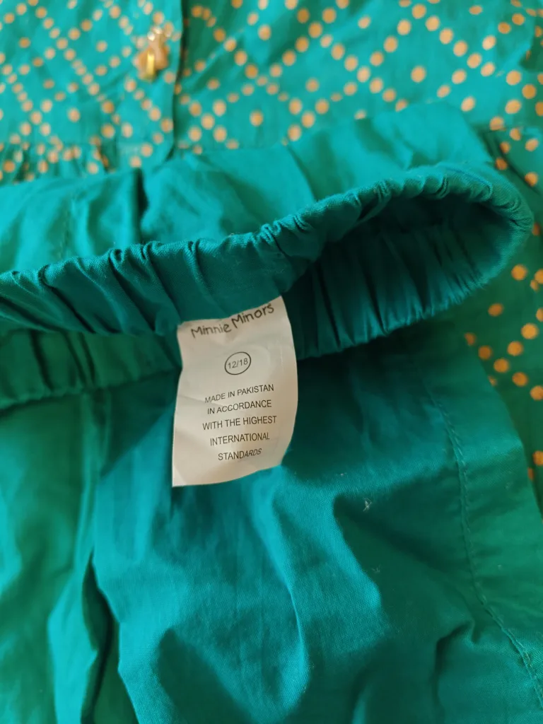 Nice teal color 2 pice seat  - Size 12/18 Months image indicator(4)