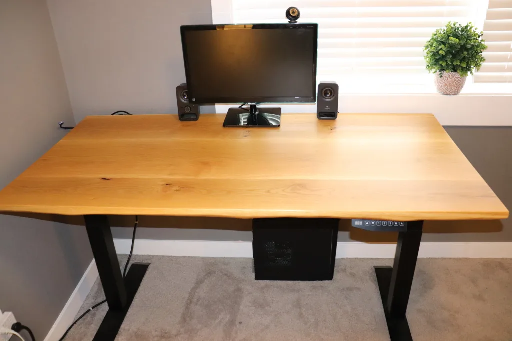 Live edge (oak) standing desk image indicator(3)