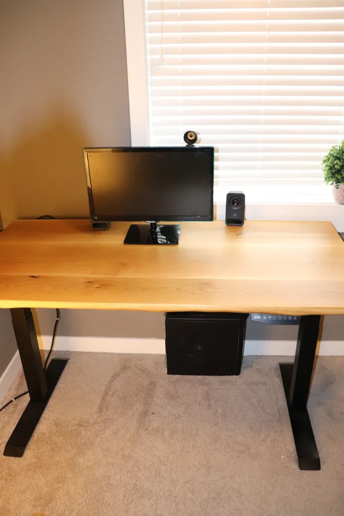 Live edge (oak) standing desk image indicator(5)