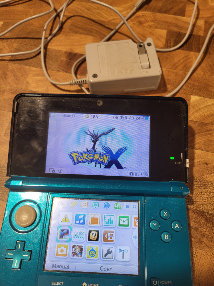 Nintendo 3DS Console with Pokémon X Game - photo 2