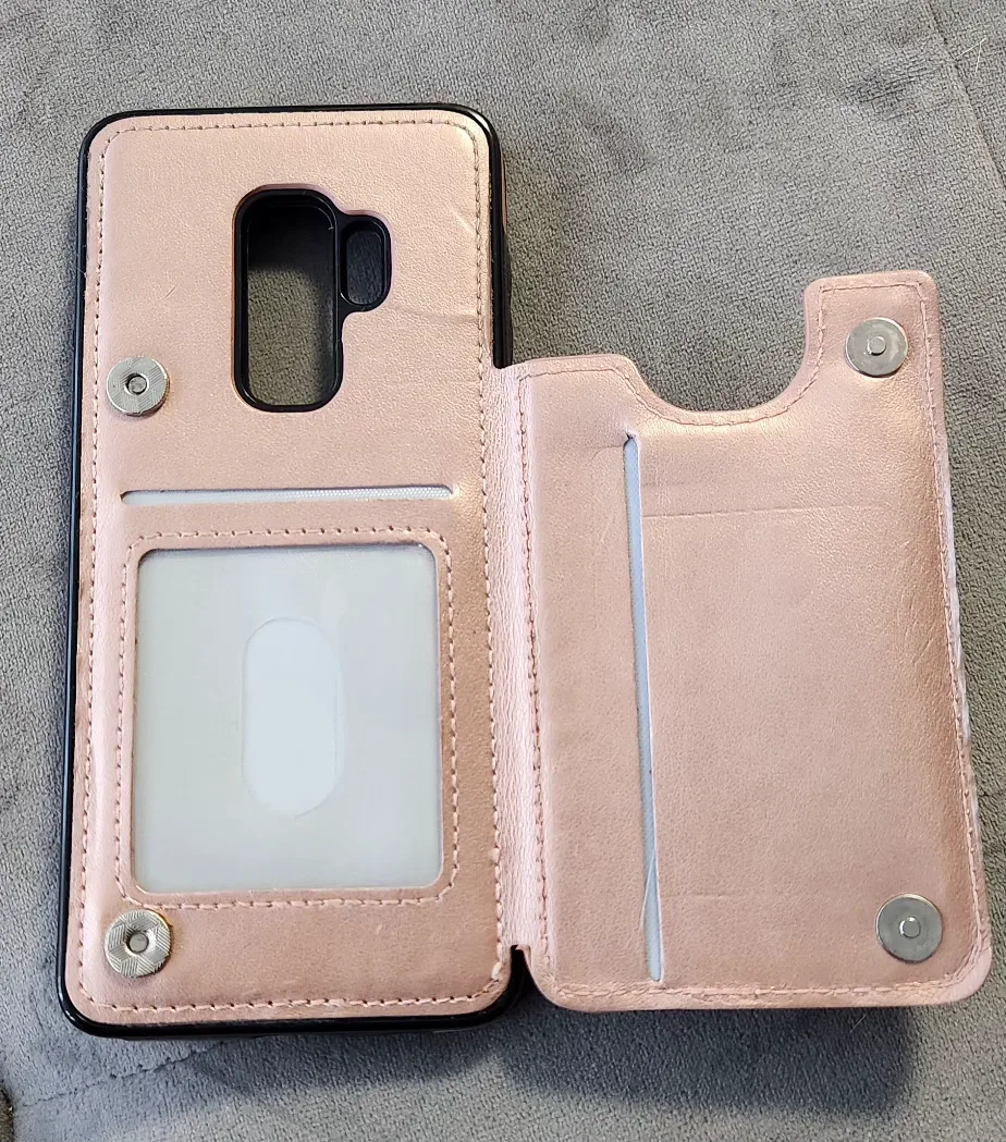Rose Gold Samsung Galaxy S9+ Wallet Phone Case image indicator(2)