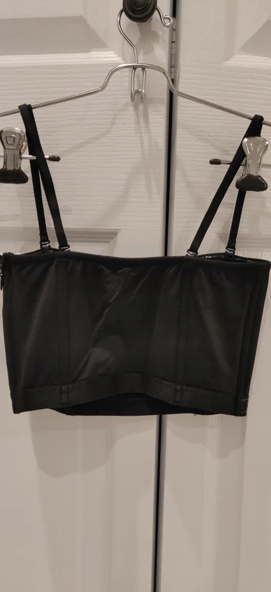 Victoria's Secret Black goth Corset Top image indicator(2)