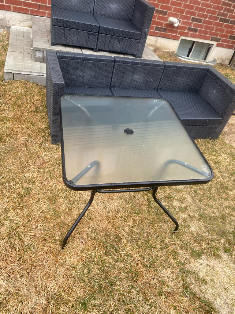 🧡Outdoor Dining Table with Umbrella Hole - photo 4