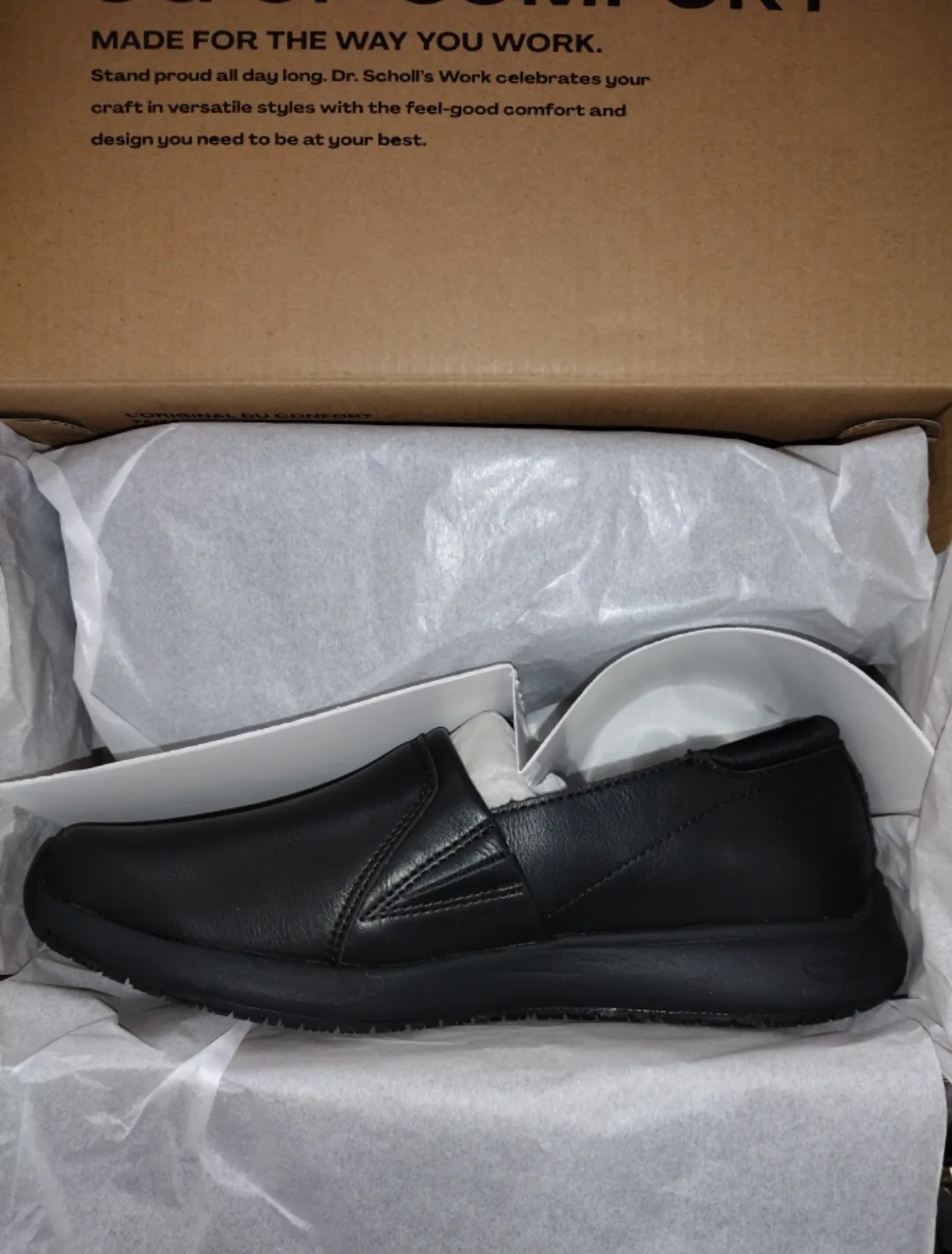 Dr. Scholl's Work Shoes - Black Slip-On image indicator(5)