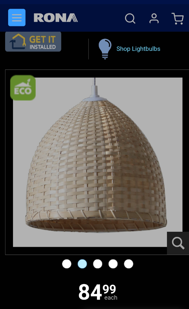Rattan Bamboo Pendant Light - photo 2