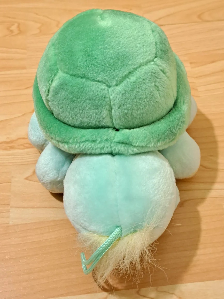 Vintage Plush Turtle Toy 8" image indicator(2)