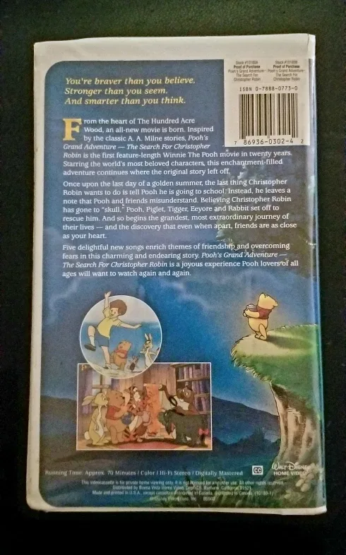 Pooh's Grand Adventure VHS Tape image indicator(2)