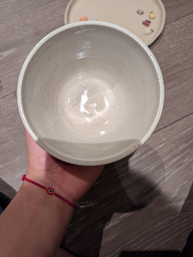 Small Speckled Ceramic Bowl - photo 2