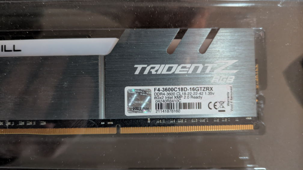G.Skill Trident Z RGB 16GB (2x8GB) DDR4-3600 RAM - photo 2