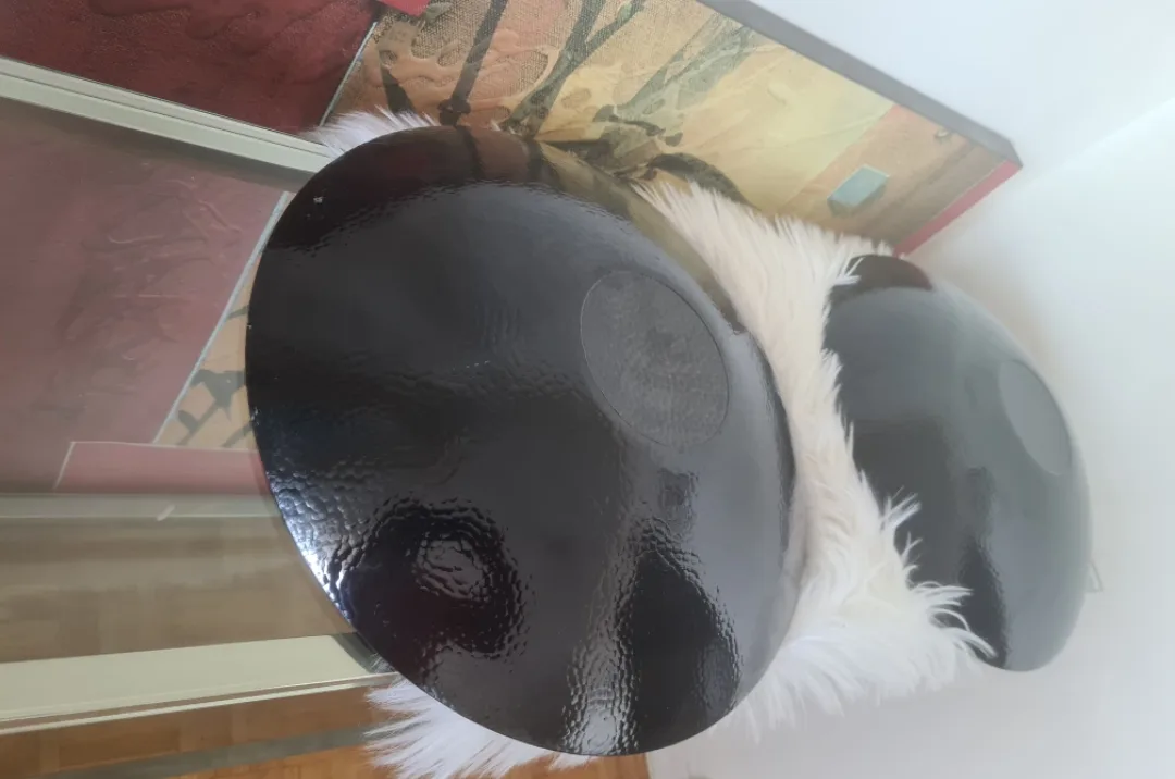 Pair of Large Iridescent Glass Decorative Bowls (Large) image indicator(4)