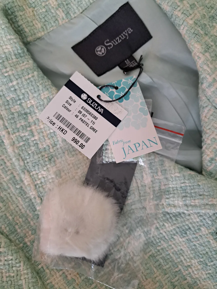 Suzuya Pastel Green Tweed Jacket image indicator(3)