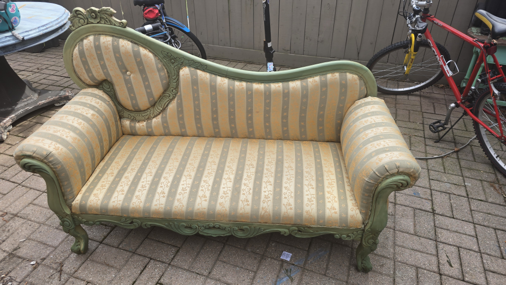 Antique chaise lounge
