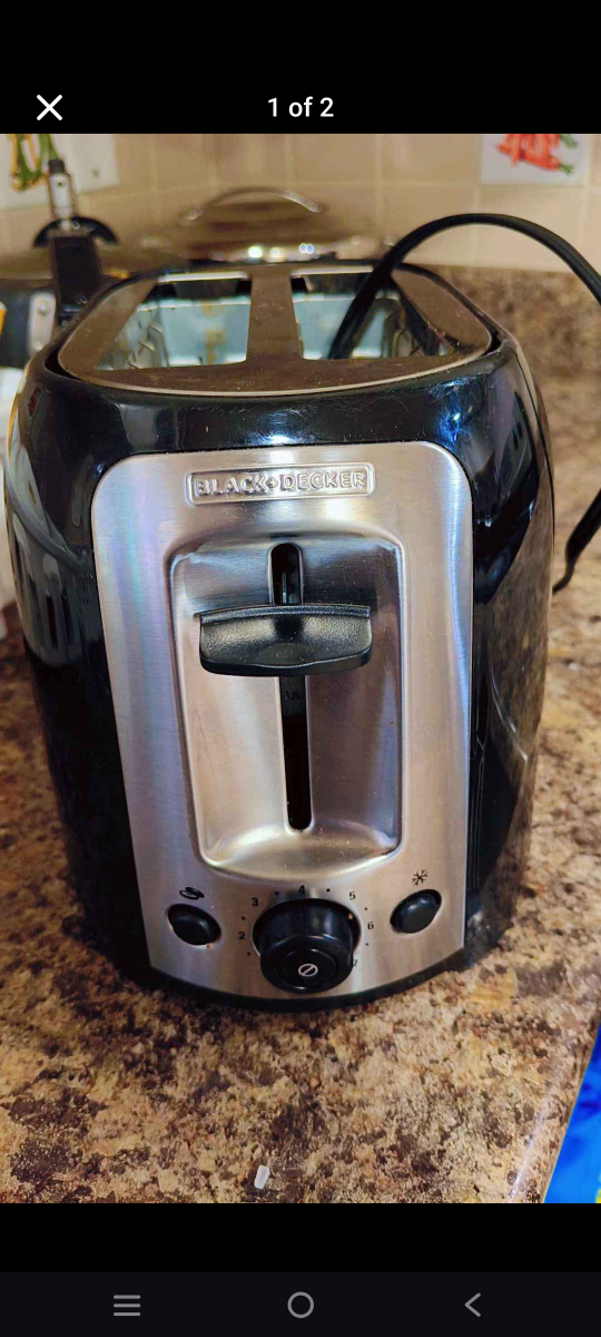 Black + Decker 2-Slice Toaster