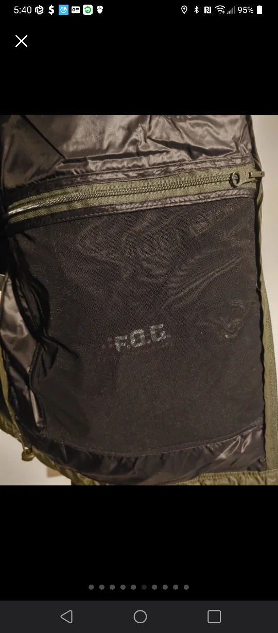 🥕LONDON FOG PACKABLE DOWN JACKET MENS LARGE BRAND NEW WITH TAGS image indicator(6)