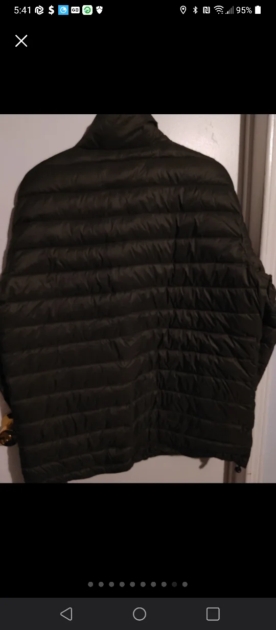 🥕LONDON FOG PACKABLE DOWN JACKET MENS LARGE BRAND NEW WITH TAGS image indicator(9)