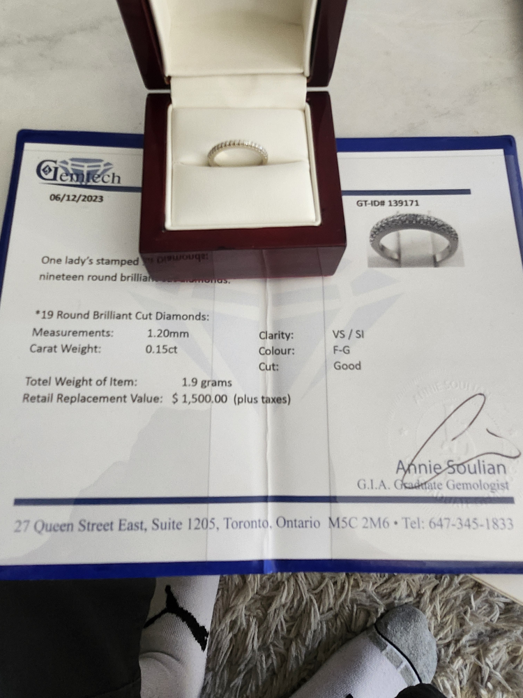 Randor 19 Diamond Eternity Band Ring - photo 3