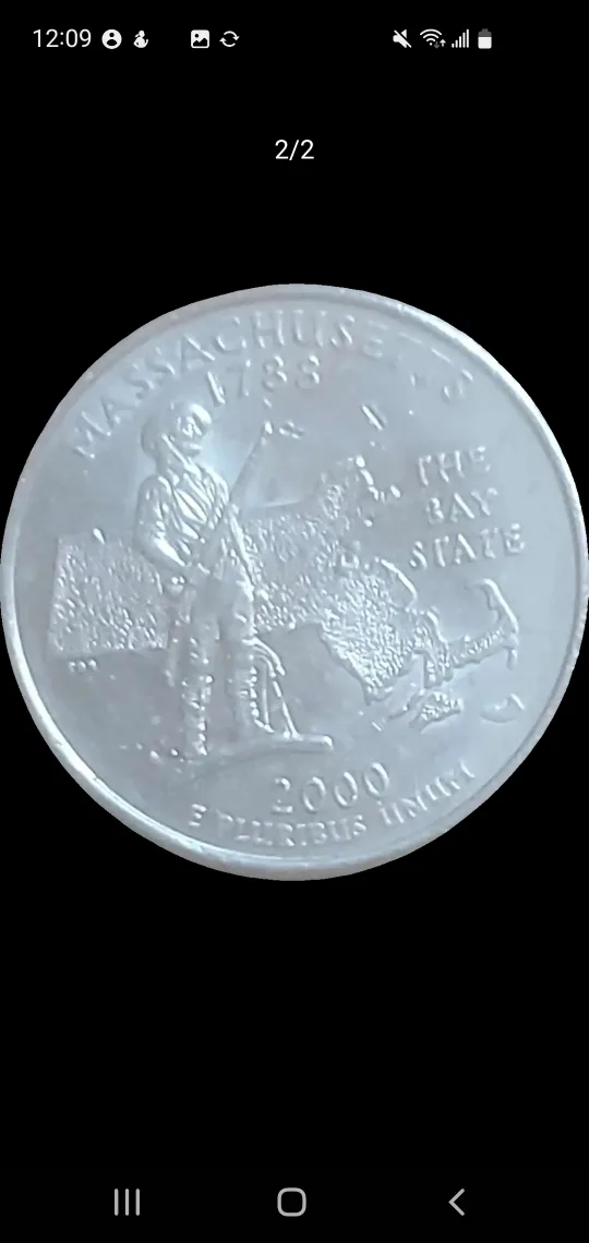 2000-P Massachusetts State Quarter image indicator(4)