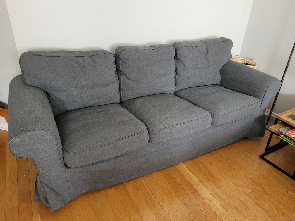 IKEA Sofa - Grey - 3 Seater